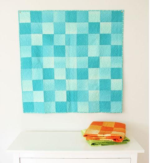One Day Ombre Baby Quilt Tutorial