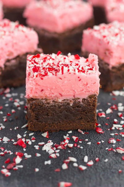 Frosted Peppermint Brownies