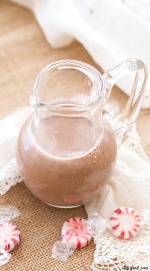 Homemade Peppermint Mocha Creamer