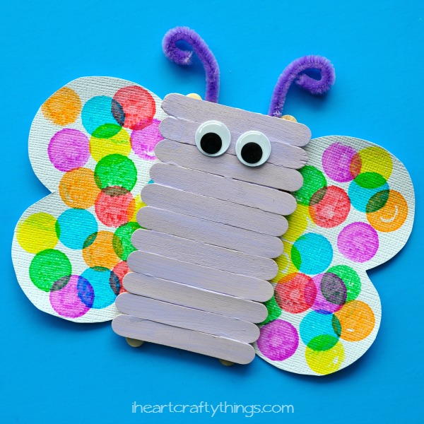 butterfly popsicle stick craft
