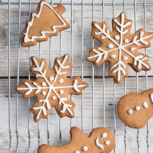 Festive Holiday Gingerbread Cookies