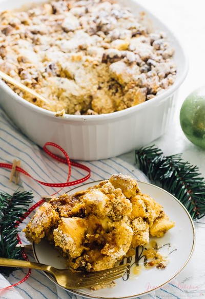 Overnight Baked French Toast Breakfast Casserole