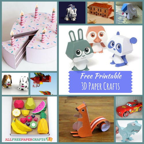Adorable Paper Animals: 30 Animal Crafts | AllFreePaperCrafts.com