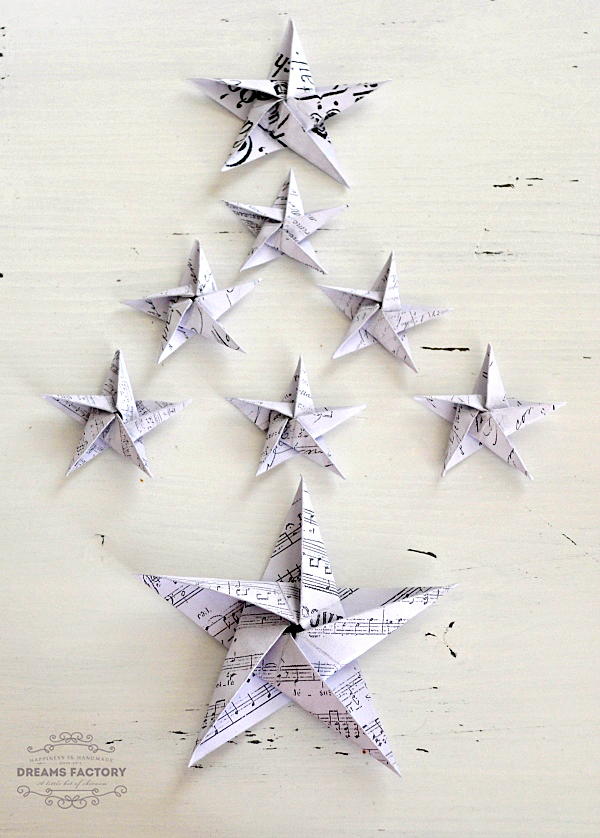 ⚫️ DIETERS HOLZSPIELZEUG DIY Lucky Stars set - Paper ornaments