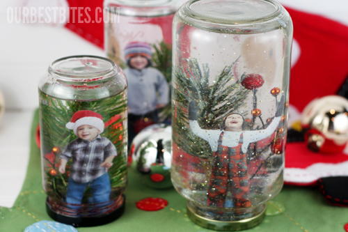 Holiday Snow Globe Winter Craft