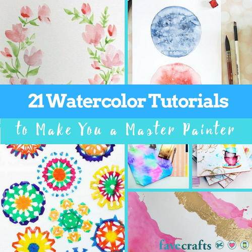 21 Watercolor Tutorials to Make You a Master Painter | FaveCrafts.com