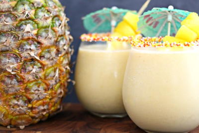 Pineapple & Coconut Frozen Sweet Tea