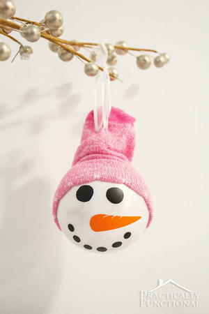 Cute Snowman Homemade Ornaments