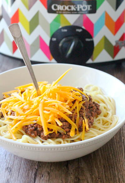 Slow Cooker Cincinnati Chili