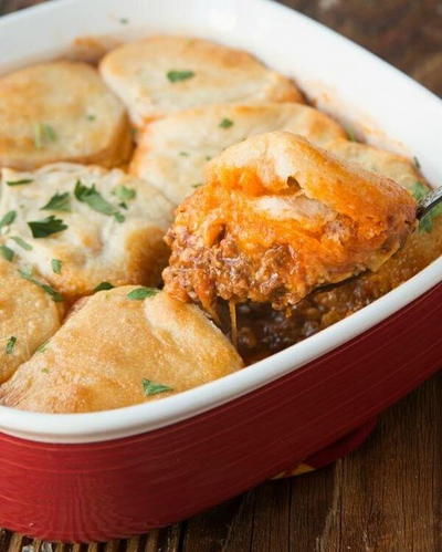 One-Dish Sloppy Joe Casserole