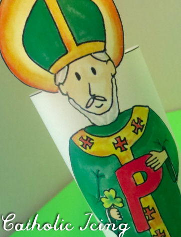 Printable Saint Patrick Craft