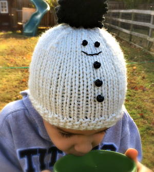 Christian's Festive Snowman Hat