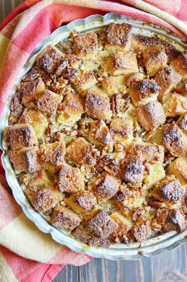 Pecan Pie Bread Pudding | AllFreeCasseroleRecipes.com