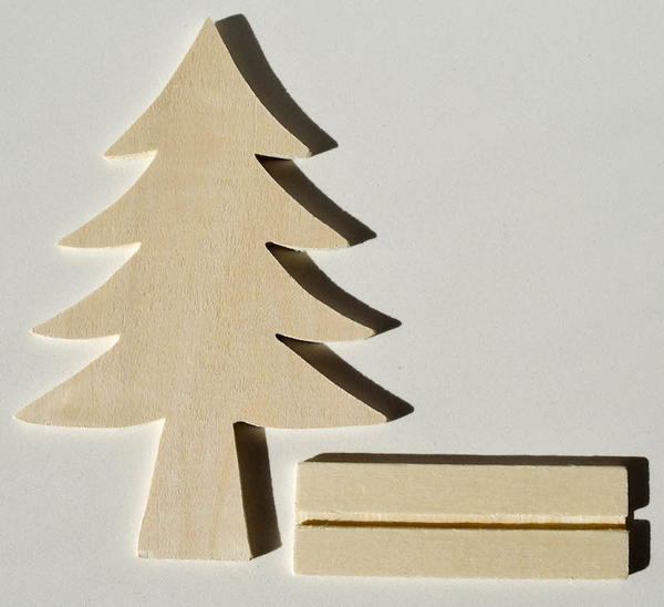 DIY Wooden Christmas Tree Decoration Tutorial