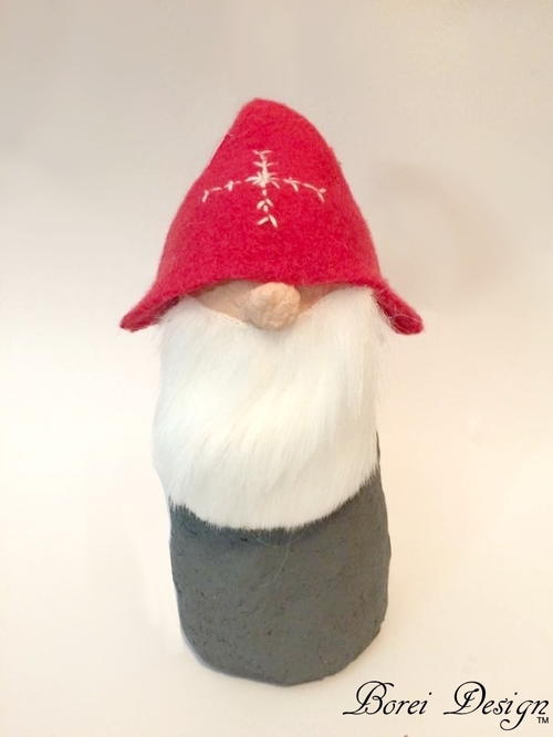 Easy Paper Mache Swedish Christmas Tomte or Elf Project