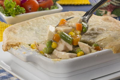 Shortcut Chicken Pot Pies