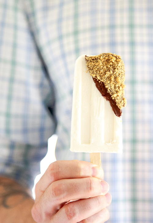 Simple Cheesecake Popsicles