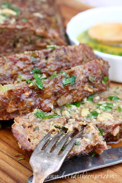 Southern Garlic and Herb Meatloaf