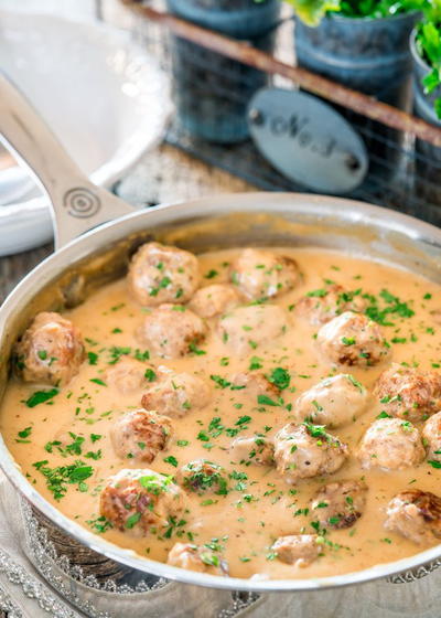 Southern Sour Cream Meatballs