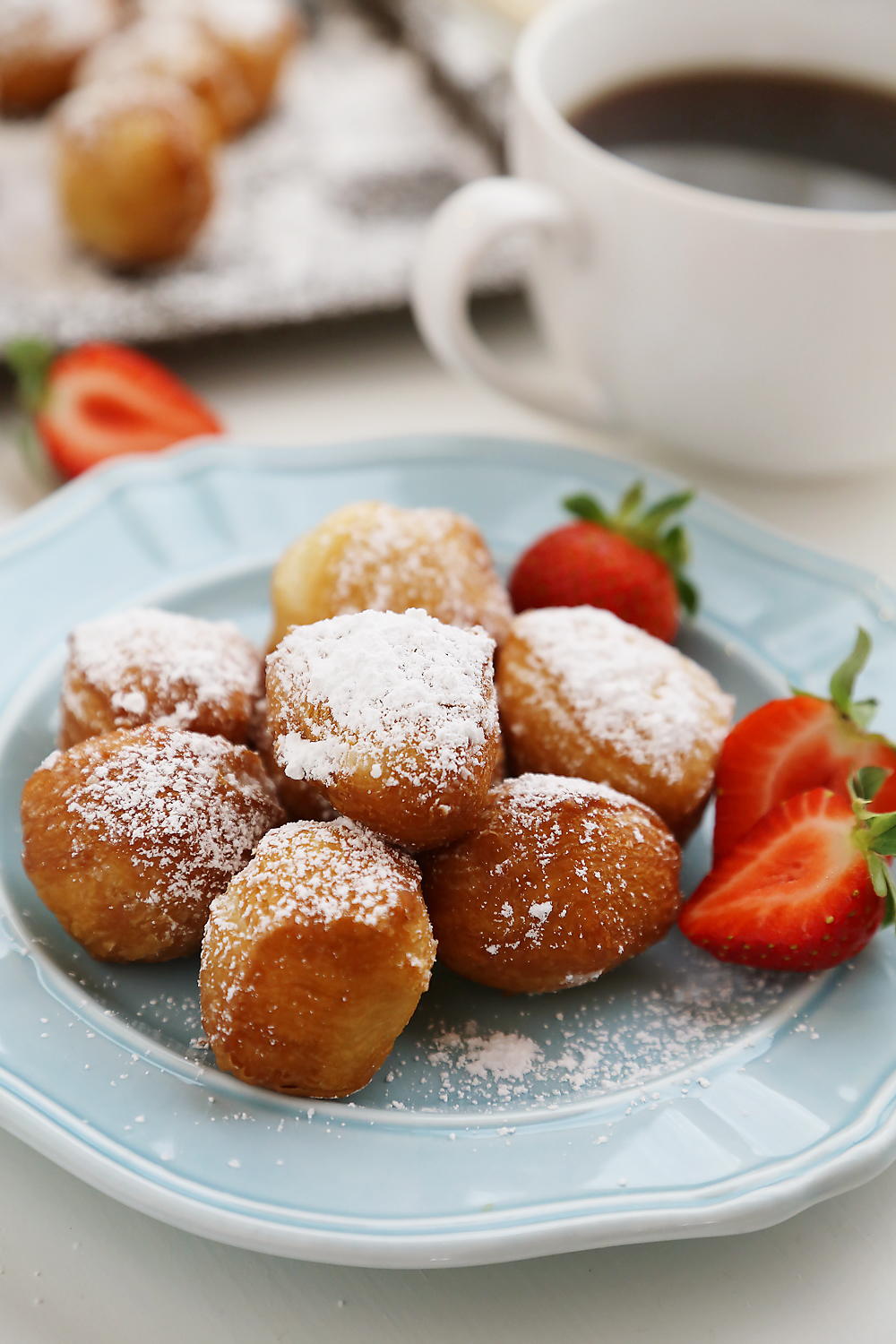 3-Ingredient Beignet Bites | FaveSouthernRecipes.com