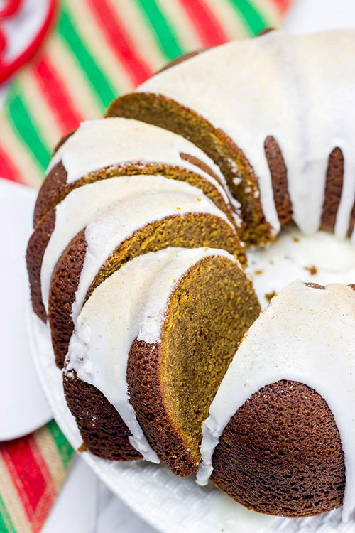Holiday Gluten Free Gingerbread Pound Cake