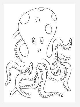 Octopus Coloring Page