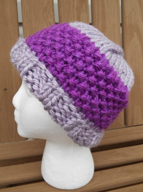 Amethyst Array Knit Hat