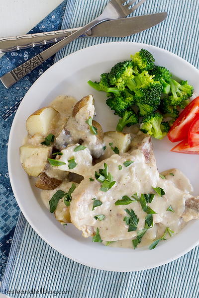 All Day Creamy Ranch Pork Chops