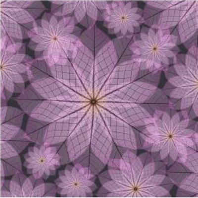Purple Flower Printable Origami Paper