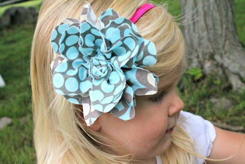 Fancy Fabric Flower Headband