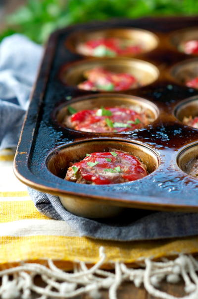 Lightened-Up Mini Meatloaf