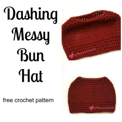 Dashing Messy Bun Hat
