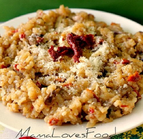 Slow Cooker Tuscan Risotto