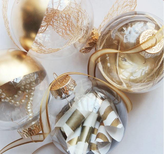 Affordable Gold Dipped Ornaments