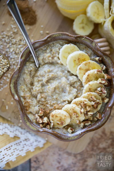 Banana Cream Pie Oatmeal