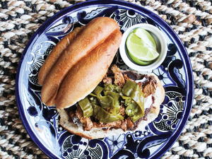 Black Bean and Poblano Chile Torta