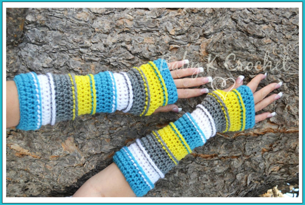 Colors of the Rainbow Arm Warmers