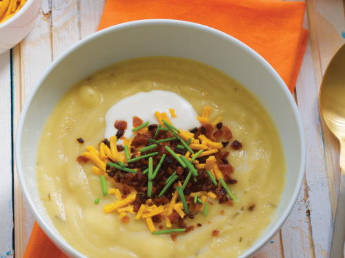 Loaded Potato Soup with Bacon