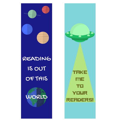 Out of This World Printable Bookmarks