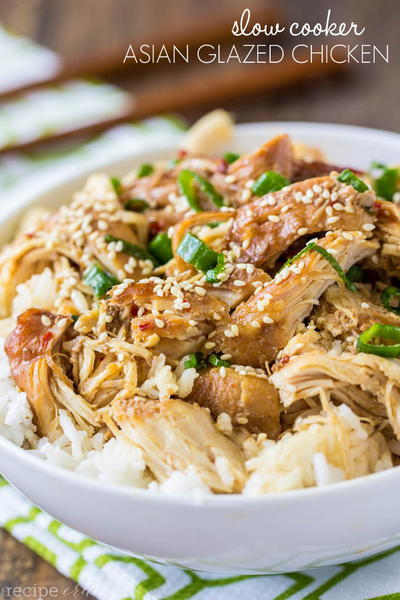 Slow Cooker Asian Glazed Chicken