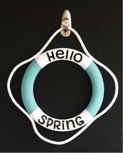 Life Saver DIY Spring Wreath