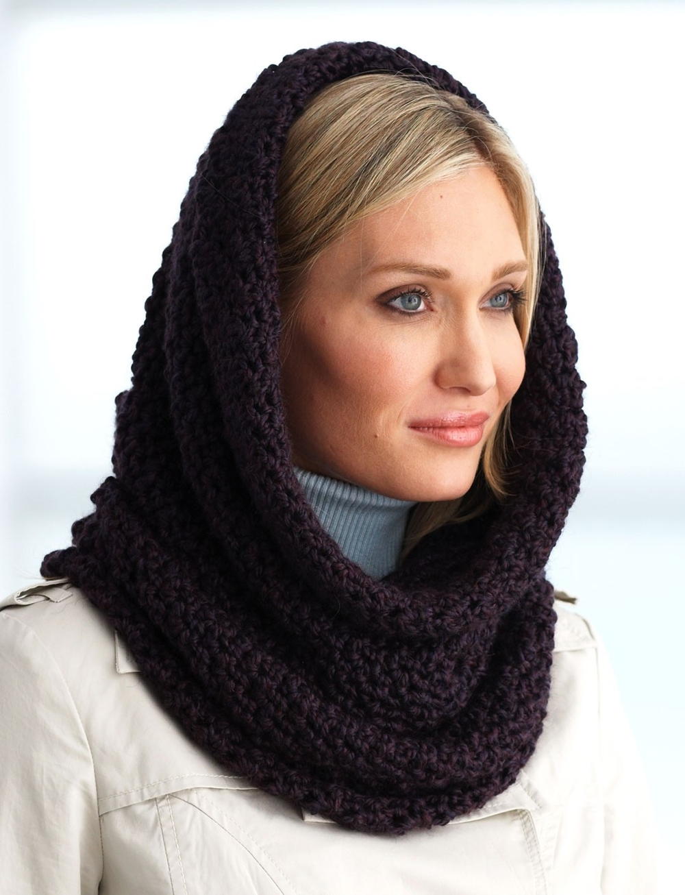 Crochet Cowl Hood | FaveCrafts.com