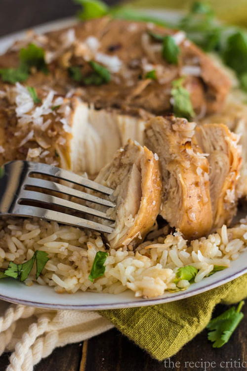 Slow Cooker Coconut Chicken