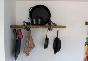 Industrial Pot DIY Rack