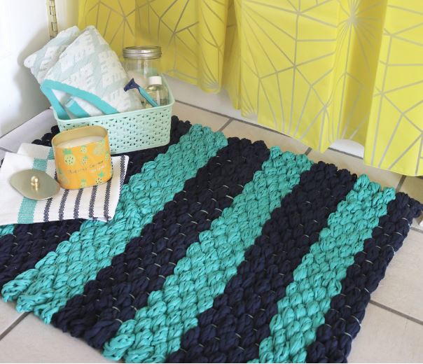 Beginner Woven DIY Bath Mat