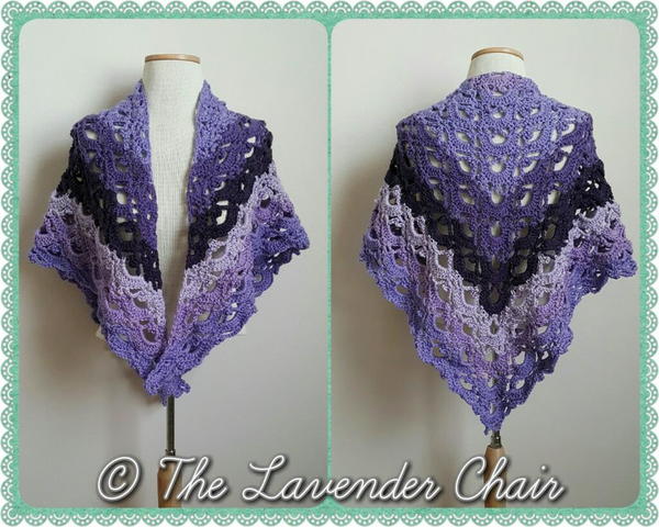 Mirrored Gemstone Lace Shawl