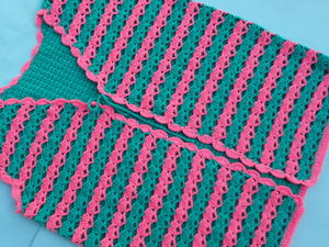 Crochet Adult Lacy Cardigan 