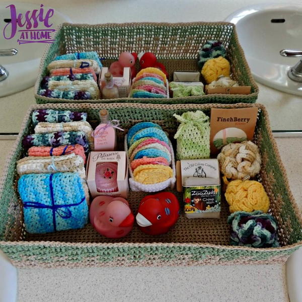 Crochet Spa Basket