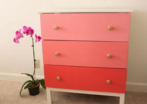 Gorgeous Ombre Ikea Dresser Hack Diyideacenter Com