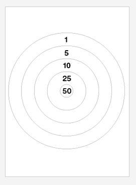 gun target coloring pages